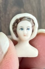 (image for) China Head with Victorian Hair in Net