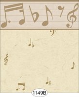 (image for) Music Silhouette - Beige - Notes