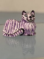 (image for) Handpainted Chessie Cat from Alice in Wonderland