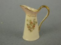 Tall Pitcher in Pink and Gold