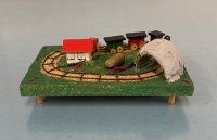 (image for) Vintage Wood Train on Platform