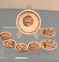 (image for) Imari Style Porcelain Bowls/Plates