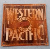 (image for) Tin Sign Western Pacific