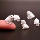 (image for) 10 little white rabbits
