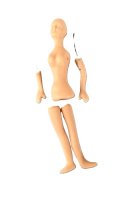 (image for) 1/2" scale porcelain woman doll set 4
