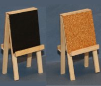 (image for) Chalk/Cork Board Easel, Black