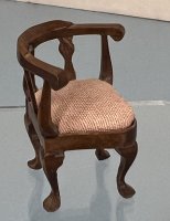 (image for) 1/24th Walnut Corner Chair