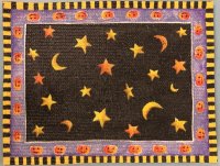 (image for) Painted floor cloth by J. Miller