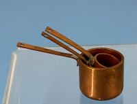 (image for) Set of Three Copper Pans