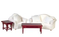 (image for) White Living Room Set