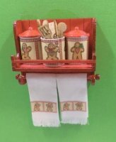 (image for) Christmas Gingerbread Canister Shelf Kit