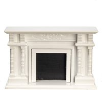 (image for) Victorian Fireplace, White
