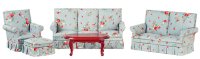 (image for) Living Room Set/5/Mahogany/Cs