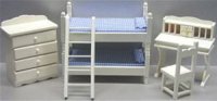 (image for) 5 Piece Bunk Bed Set w/Desk