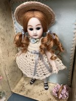 (image for) Glass eyed "Katie" in a box