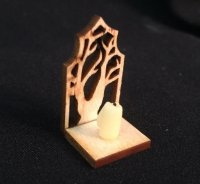 (image for) Wood Laser Cut Candle