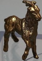 (image for) Gold Mountain Goat Figurine