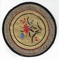 (image for) Silk round rug (5.5" in diameter)