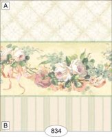(image for) Vintage Rose Swag - Aqua