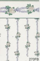 (image for) Ribbon Roses Blue 270FB