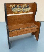 (image for) Bench with Handpainted Ducks