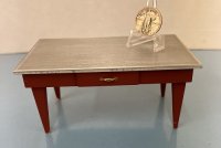 (image for) Work Table with Silver Metal Top
