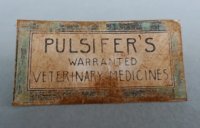 (image for) Tin Sign Pulsifer's veterinary medicines