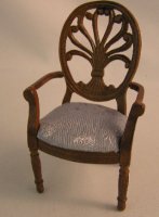 Armed Chair with Round Back