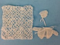 (image for) Knitted Three Piece Baby Set