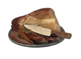 (image for) Ham with Bone and Knife