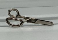 (image for) Silver Tone Scissors Charm (Movable)