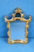 (image for) "Gold "Lyre" Mirror