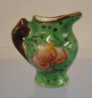 Green and Brown Serving Pitcher