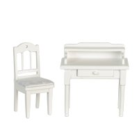 (image for) Small Desk and Chair/White