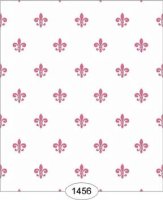(image for) Princess Fleur De Lis - Pink on White