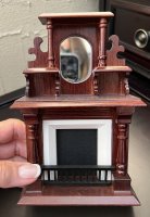 (image for) Fireplace-mirror has a small scratch on it