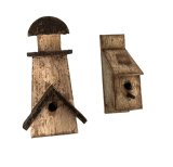 (image for) Set of rustic birdhouses