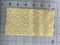 (image for) Yellow and light yellow cotton fabric