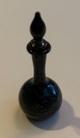 (image for) Dark Blue Blown Glass Bottle