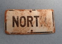 (image for) Tin Sign North