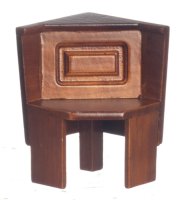 (image for) Nook Corner Bench, Walnut