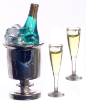 (image for) Champagne/Ice/2 Glasses