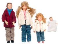 (image for) Modern Doll Family Set/4