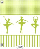 (image for) Ballerina Silhouette - Lime Green