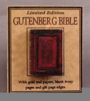 (image for) Gutenberg Bible Replica - Leather Binding