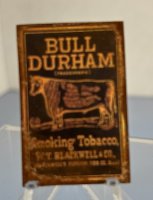 Tin Sign Bull Durham
