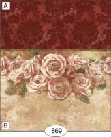 (image for) Rose Damask - Red