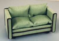 (image for) Mint and Brown Love Seat