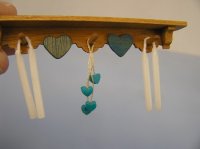 (image for) Shelf with Candles and Hearts