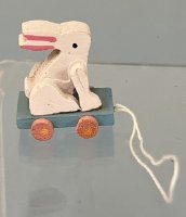 (image for) Wood Bunny Pull Toy